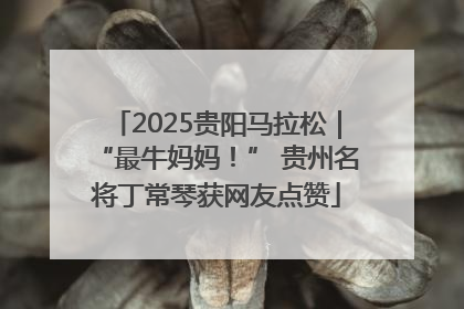 2025贵阳马拉松｜“最牛妈妈！” 贵州名将丁常琴获网友点赞